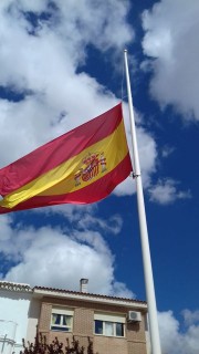 Bandera en Villafranca