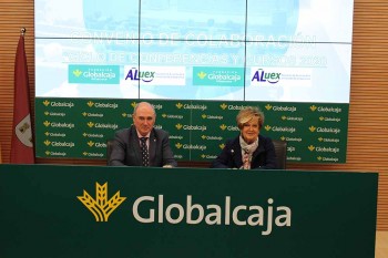 Globalcaja y Aluex firman convenio