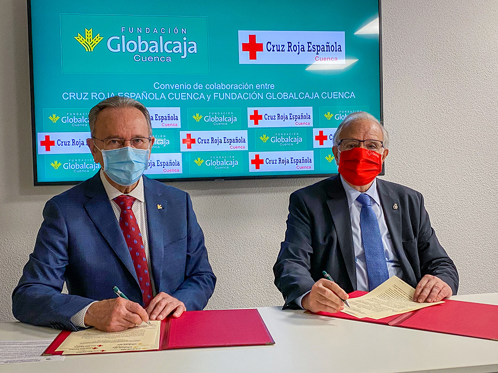 Firma convenio Fundación Globalcaja Cuenca - Cruz Roja