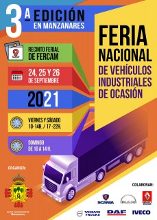 Cartel de la Feria Nacional de Vehículos Industriales de Ocasión 2021