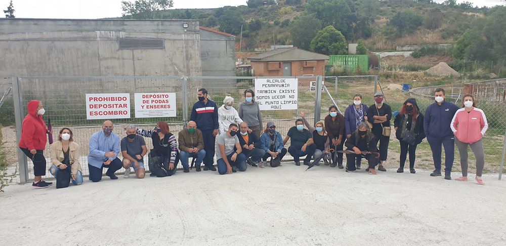 Vecinos de Peñarrubia (Uceda) junto a Cs Uceda reclaman soluciones para el deposito de podas