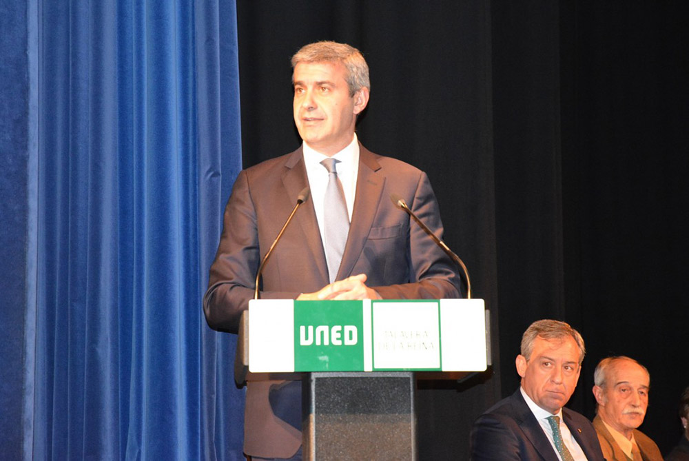 Álvaro Gutiérrez en la UNED (Archivo)