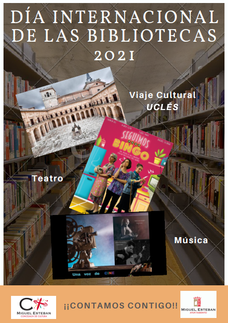 Cartel Genérico Día Internacional de las bibliotecas 2021