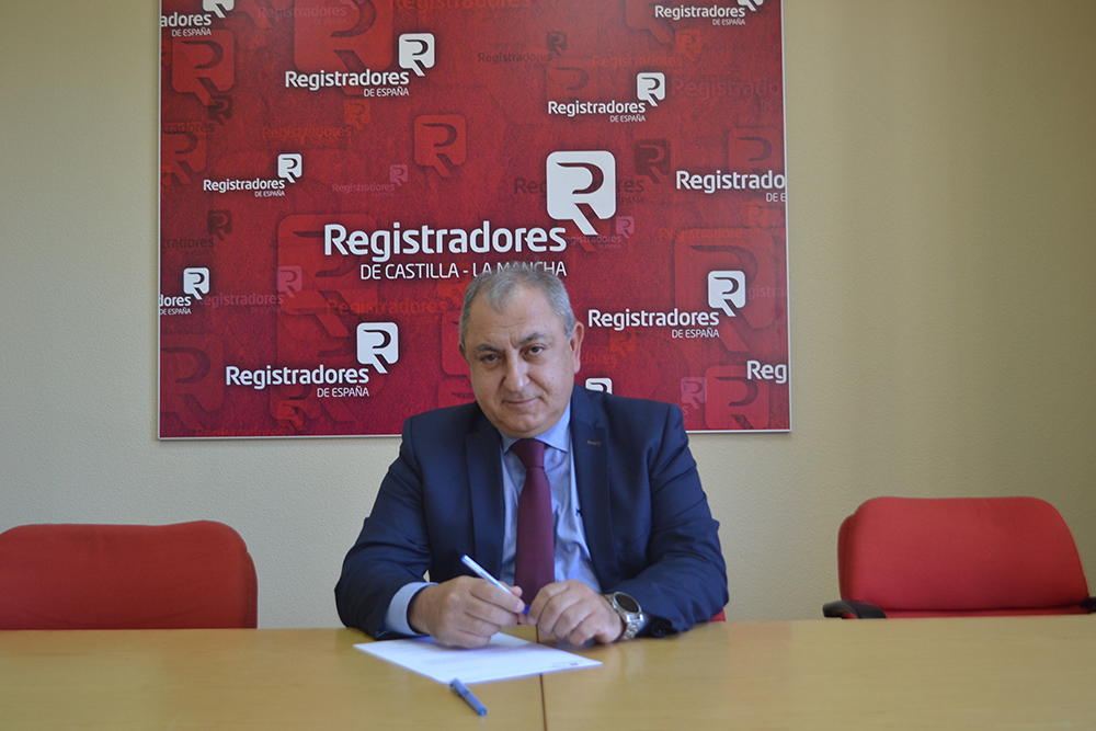 Alfredo Delgado, Decano de Registradores de Castilla-La Mancha