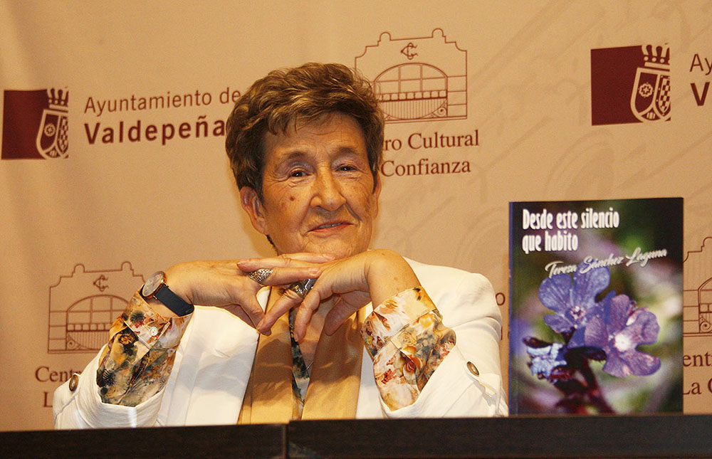 La poeta Teresa Sánchez Laguna