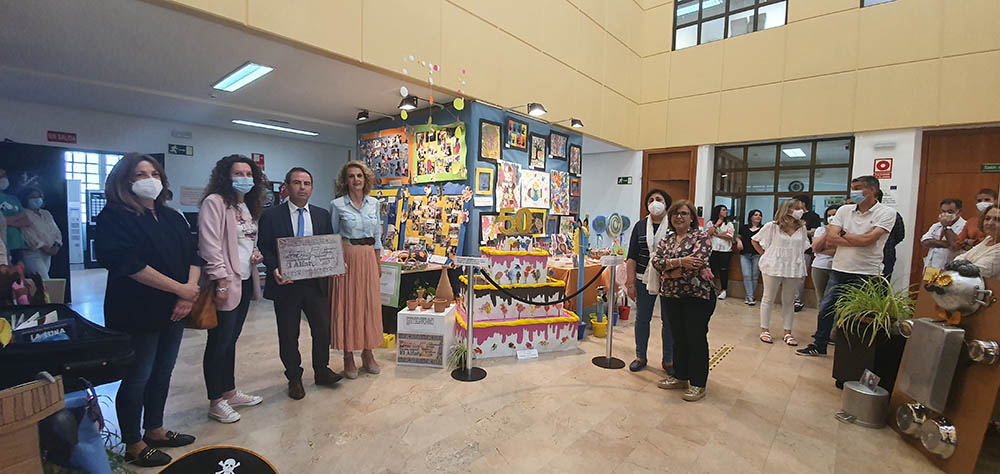Inauguración exposición del alumnado de las escuelas infantiles de la provincia en programa Delegación abierta