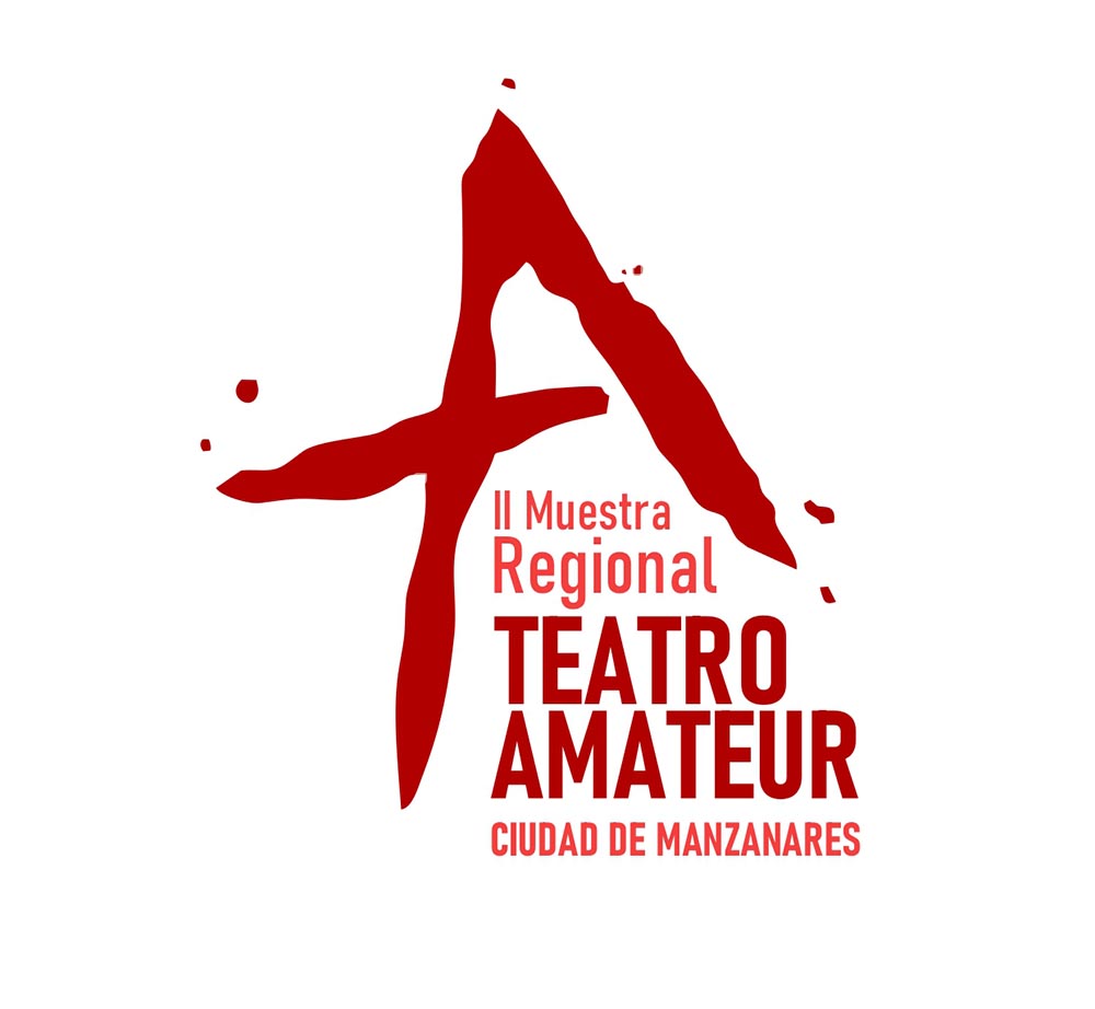 Cartel de la II Muestra Regional de Teatro Amateur 'Ciudad de Manzanares'