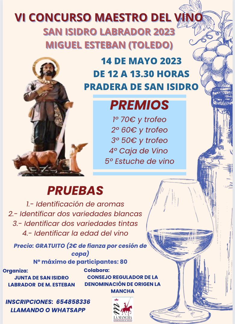 San Isidro Miguel Esteban, VI Concurso Maestro del Vino