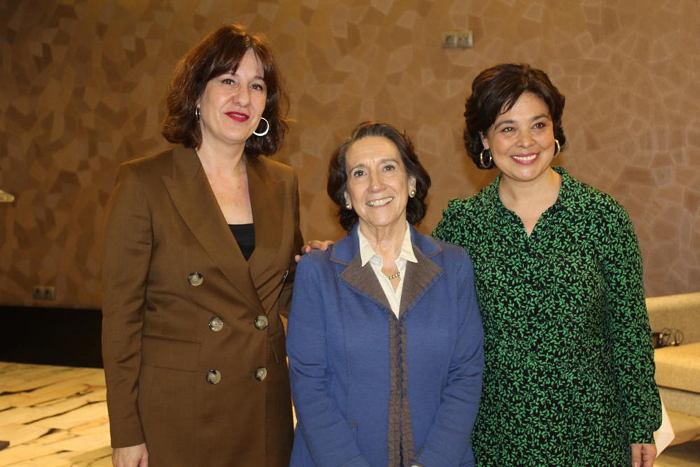 Blanca Fernández, asiste a la Rueda Solidaria organizada por el Club Rotario 1