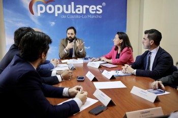 Reunión de Núñez con responsables de Hacienda del PP 1