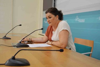 Cristina Cebas durante la rueda de prensa 13072020
