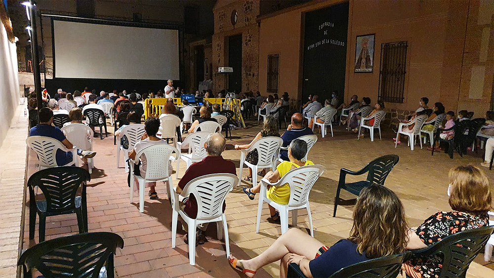 Imagen de una de las sesiones paralelas del VII Festival Internacional de Cine de Calzada de Calatrava