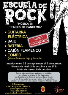 Escuela de Rock cartel