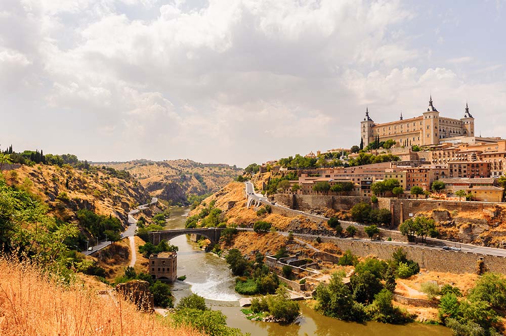 Panorama,Of,Toledo,,Unesco,World,Heritage,Sight