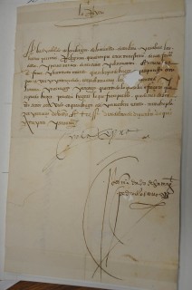 Carta de la emperatriz Isabel de Portugal