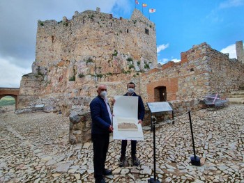 Entrega del lienzo de la fortaleza al consejero en el castillo de Calatrava La Nueva de Aldea del Rey