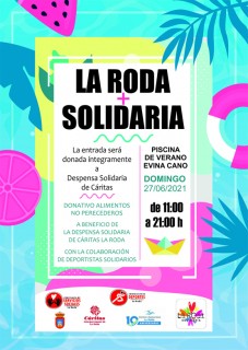 cartel piscina solidariañ