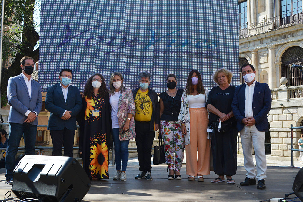 Cristina Cebas en la inauguración de Voix Vives 03092021