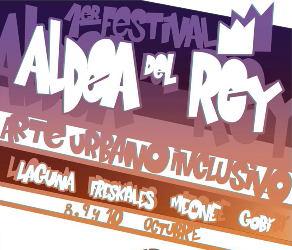 Cartel del I Festival de Arte Inclusivo en Aldea del Rey