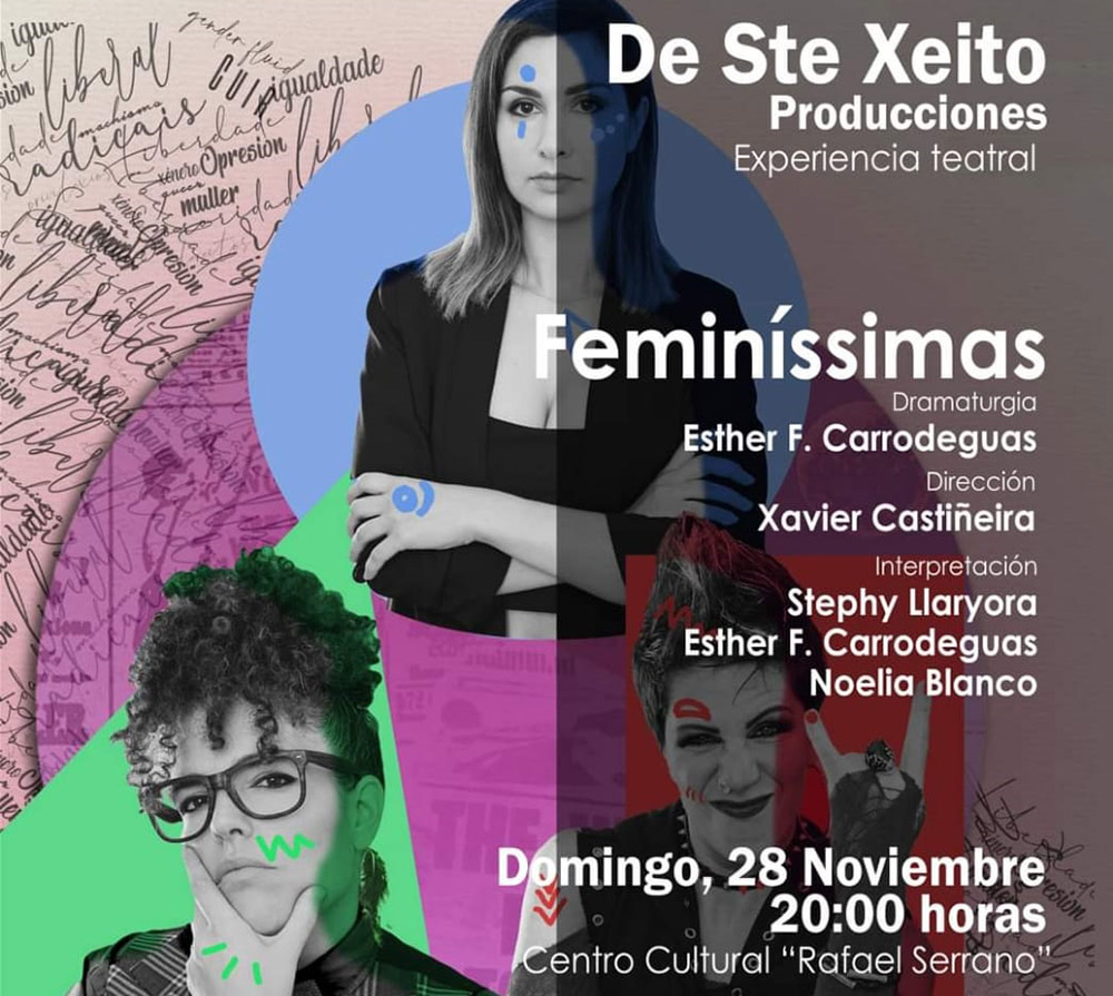 Cartel de feminíssimas en el XIV Festival Internacional de las Artes Escénicas de Calzada de Calatrava
