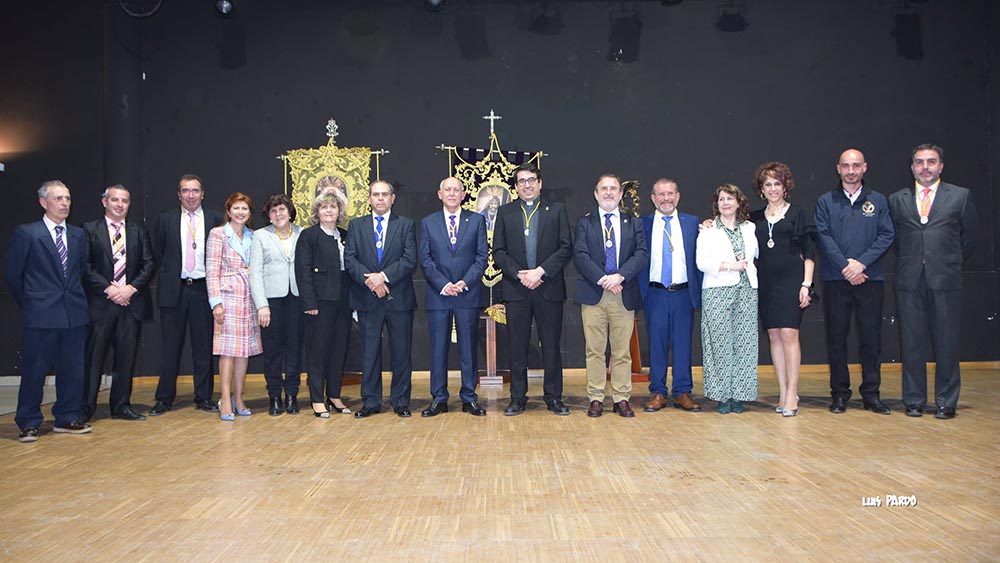 Participantes en el Pregón de Semana Santa en Aldea del Rey