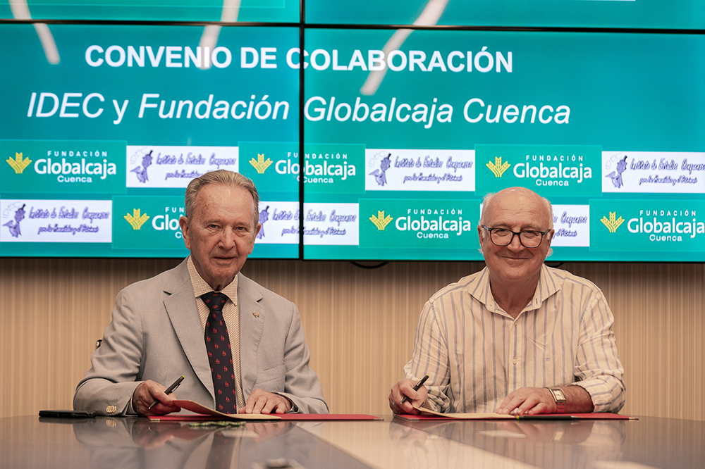 Firma convenio Fundación Globalcaja Cuenca_IDEC