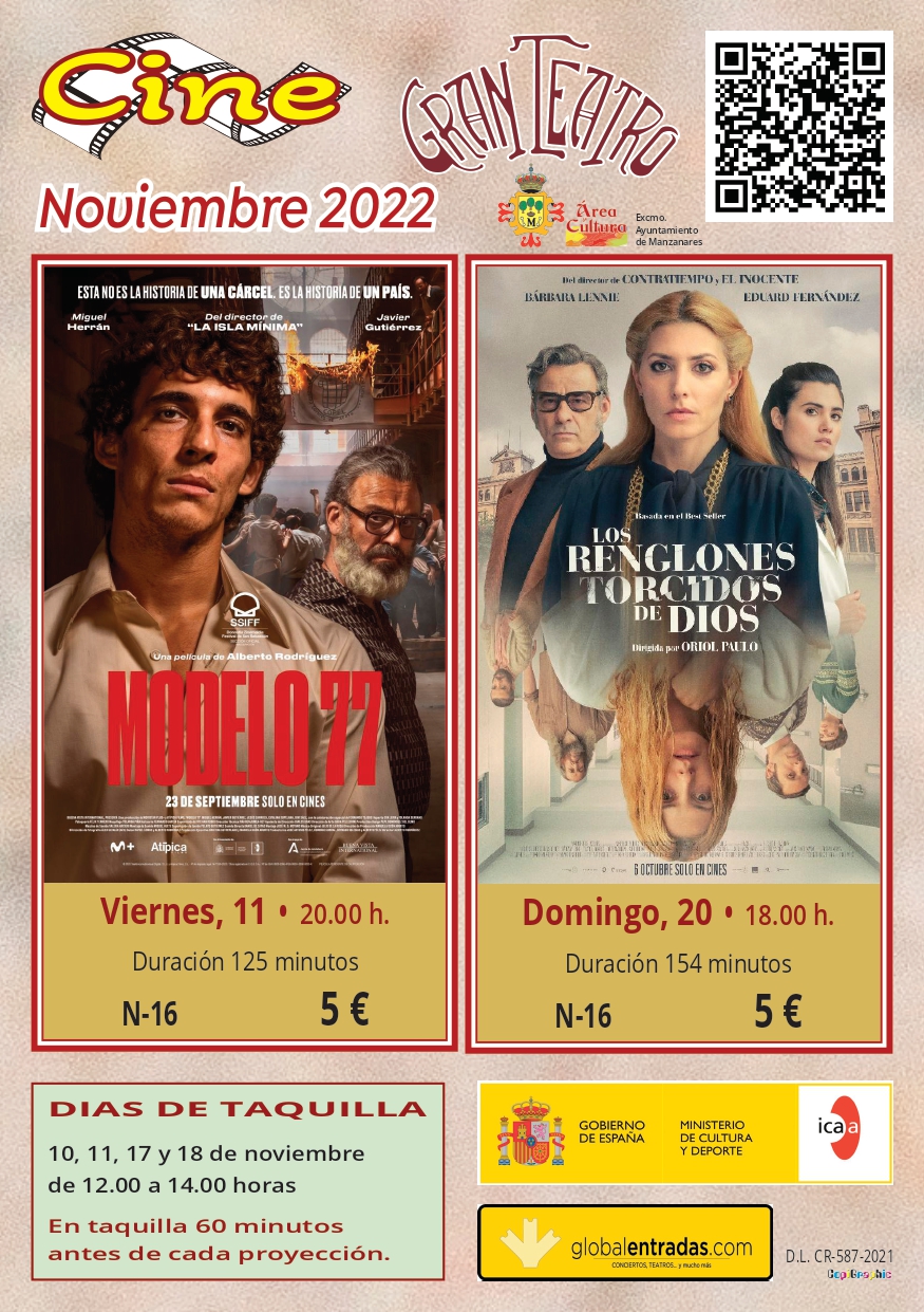 Cine en el Gran Teatro (noviembre 2022)