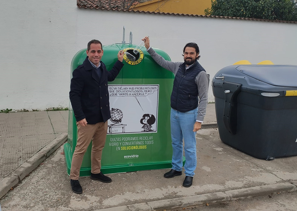 foto campaña reciclaje vidrio mafalda