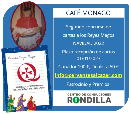 2023 CARTEL CARTAS REYES CAFE MONAGO