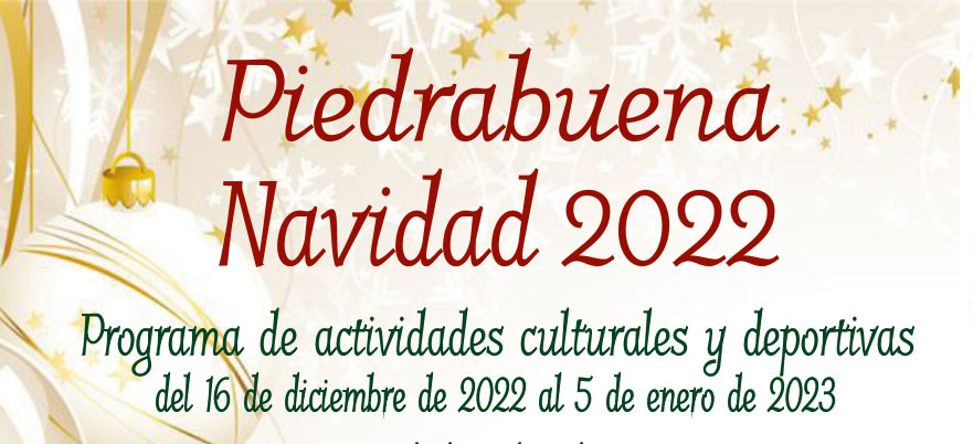 Programación Navidad 2022 Piedrabuena