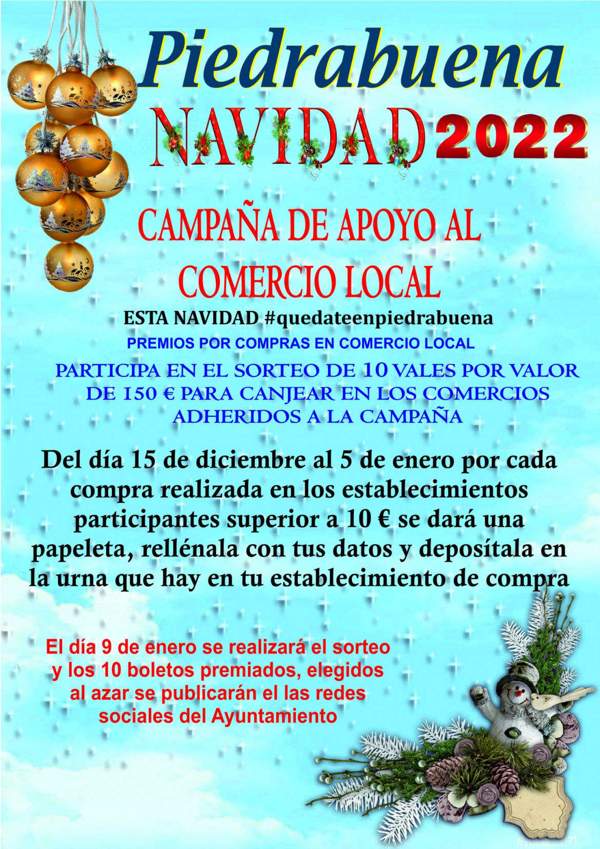 campaña comercio local Piedrabuena 2022