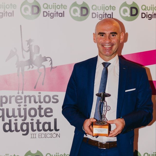 Entrega Premio Quijote Digital en la Categoria Protagonista del año