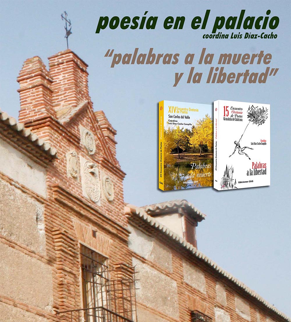 Cartel del recital poético musical Poesía en Palacio de Aldea del Rey