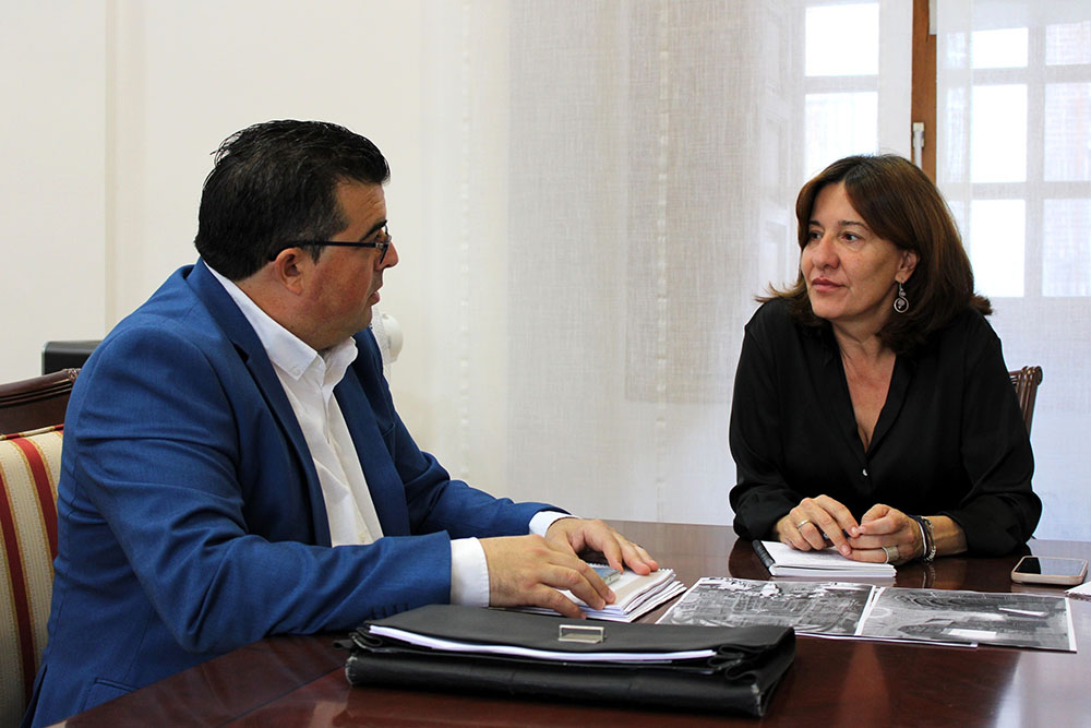 Blanca Fernández y alcalde de Villahermosa